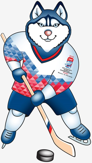 IIHF World Championship 2016 Mascot Logo iron on transfers for T-shirts